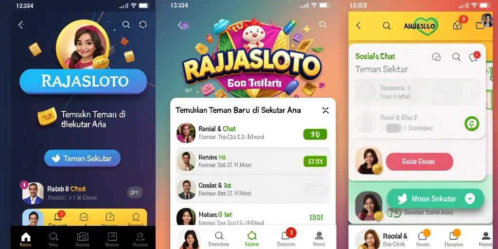 Antarmuka RAJASLOTO yang ramah pengguna dan intuitif.