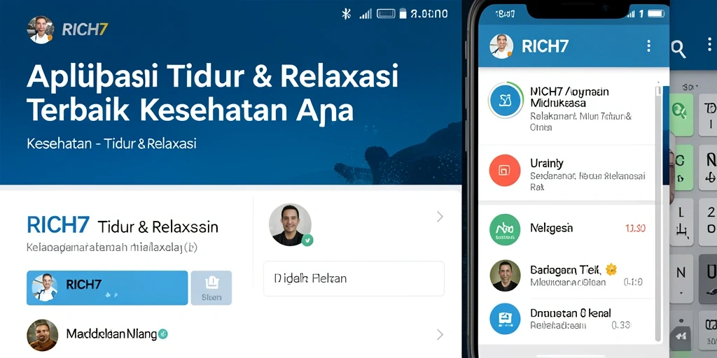 Antarmuka RICH7 dengan berbagai opsi untuk tidur nyenyak.