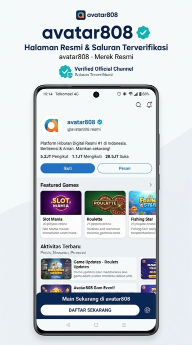 Kanal Resmi Avatar808 Untuk Pengguna Android